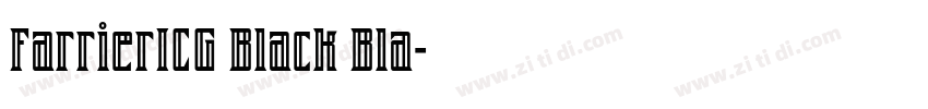 FarrierICG Black Bla字体转换
